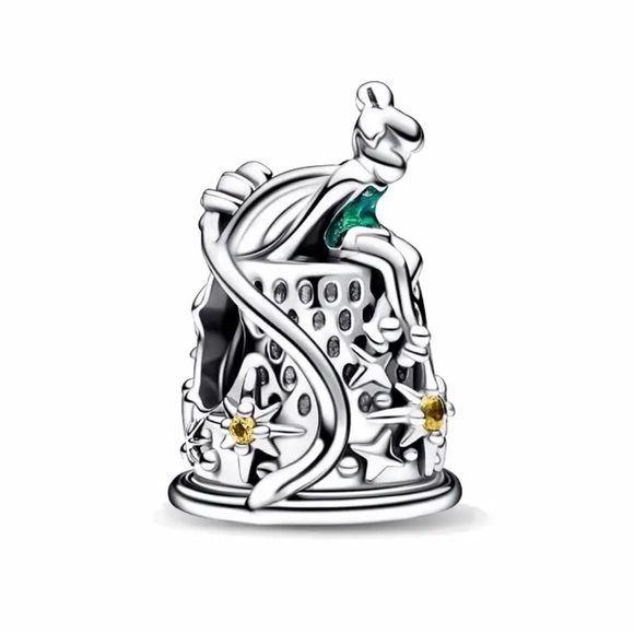 Disney Tinker Bell Sky Thimble Charm - Picture 1 of 2
